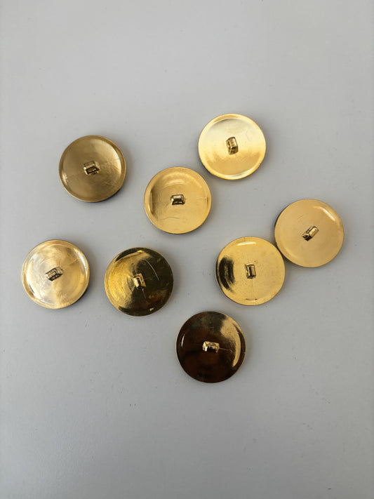 BBO buttons (purple/gold - 28 mm)