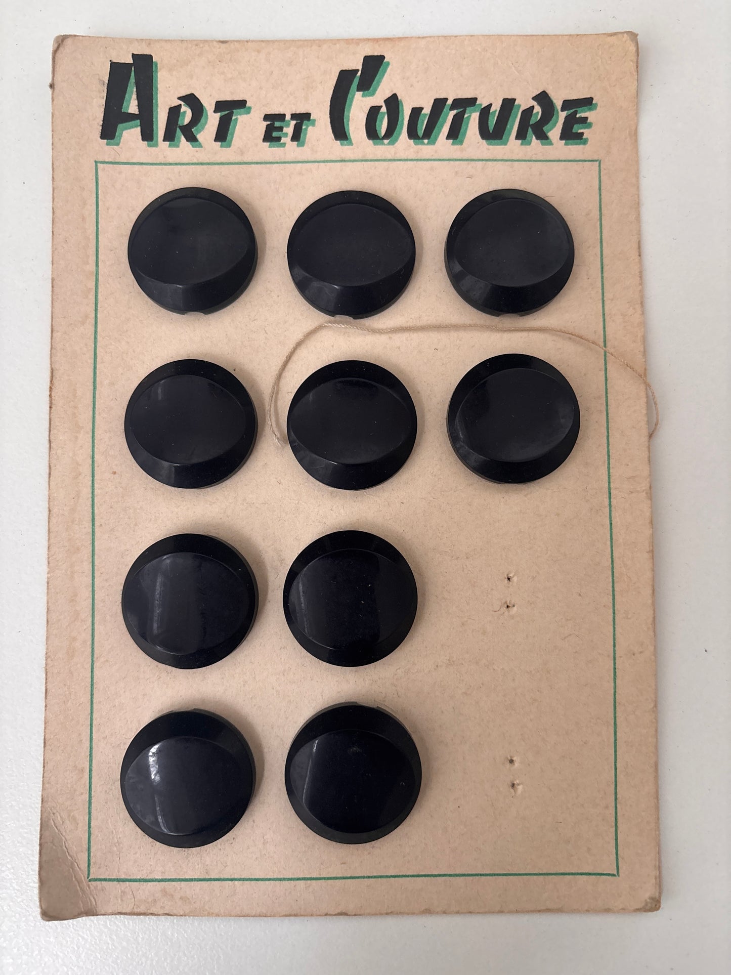Art et Couture buttons (black - 26 mm) - (AC0002)