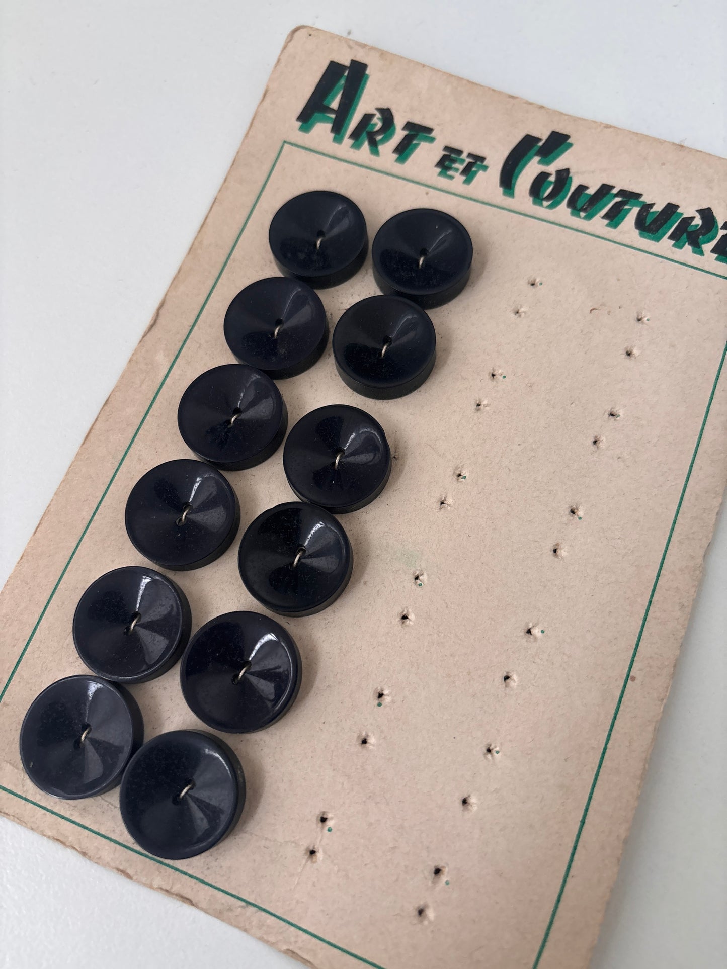 Art et Couture buttons (black - 30 mm) - (AC0004)