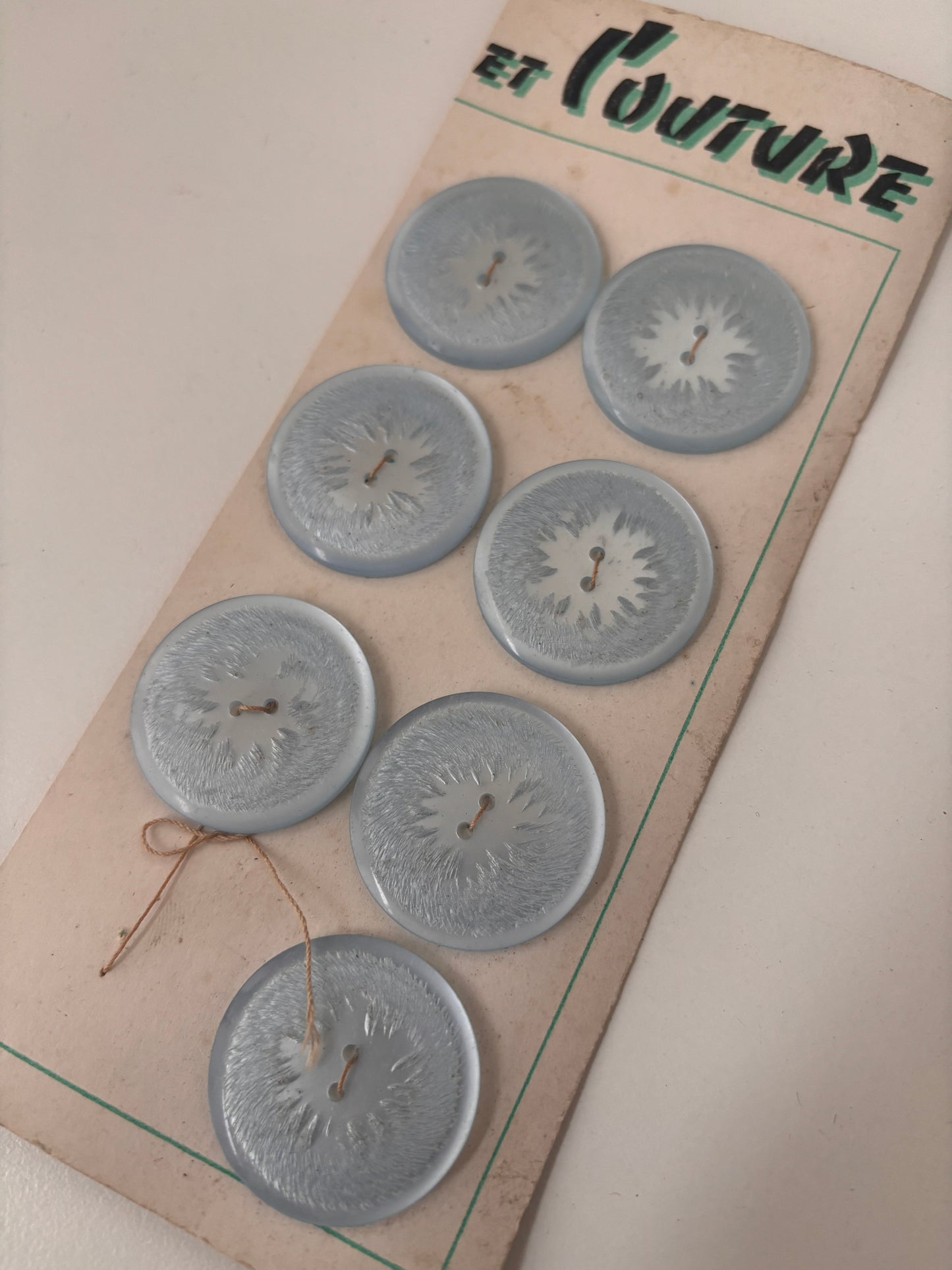 Art et Couture buttons (blue - 31 mm) - AC0006