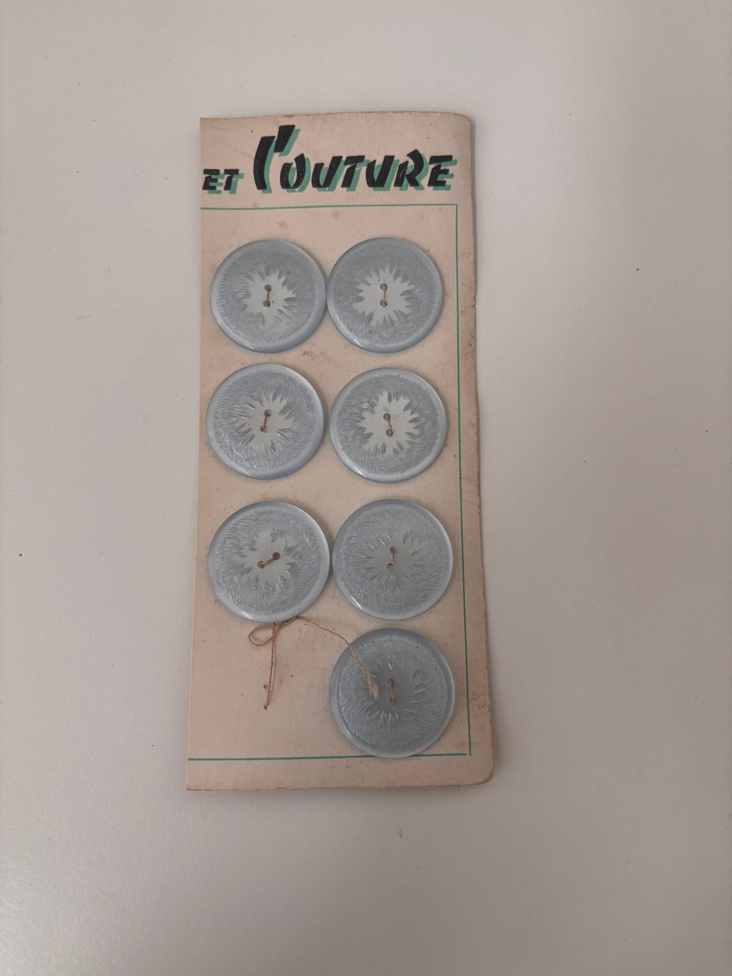 Art et Couture buttons (blue - 31 mm) - AC0006