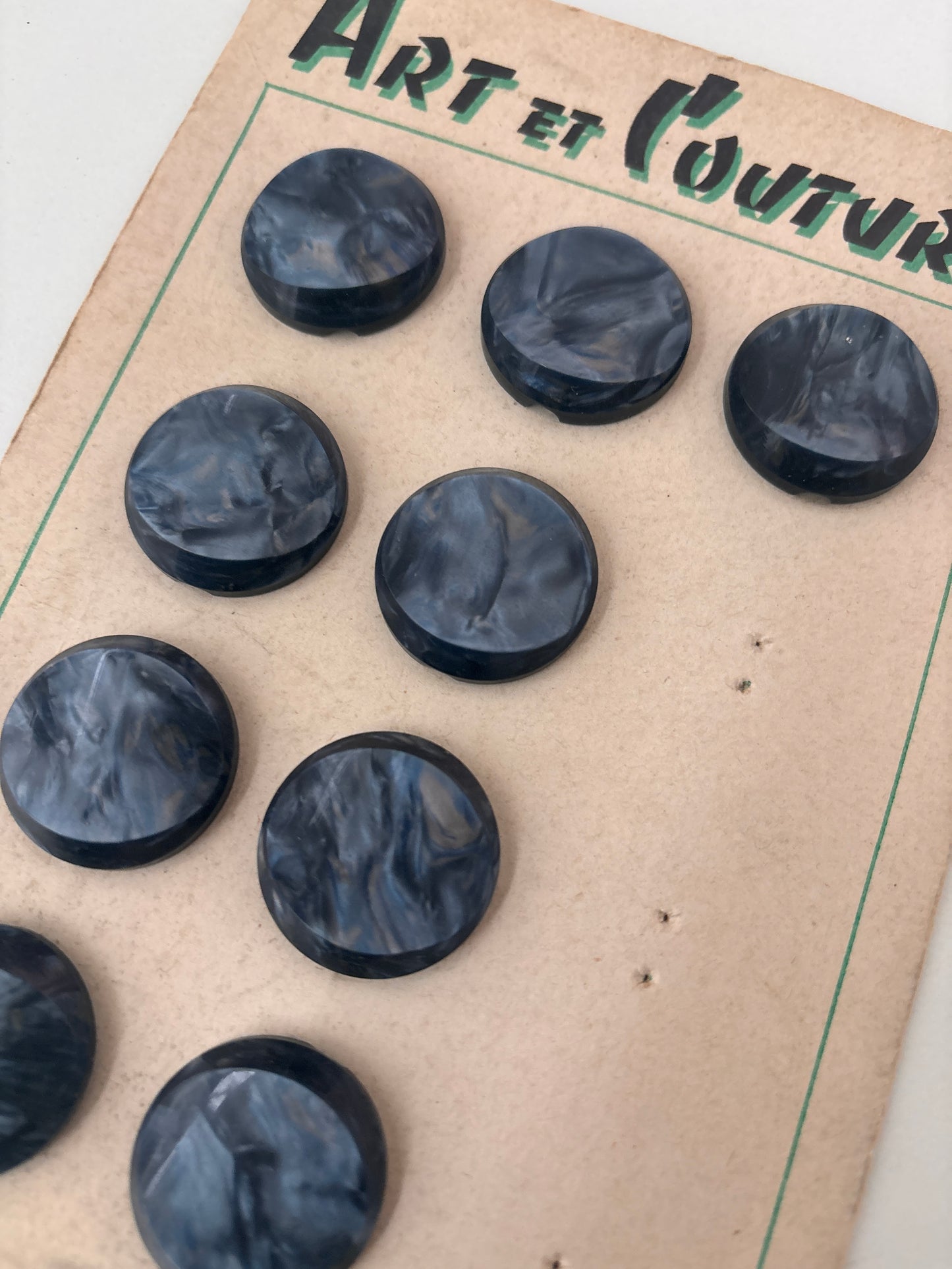 Art et Couture buttons (blue - 26 mm) - AC0011