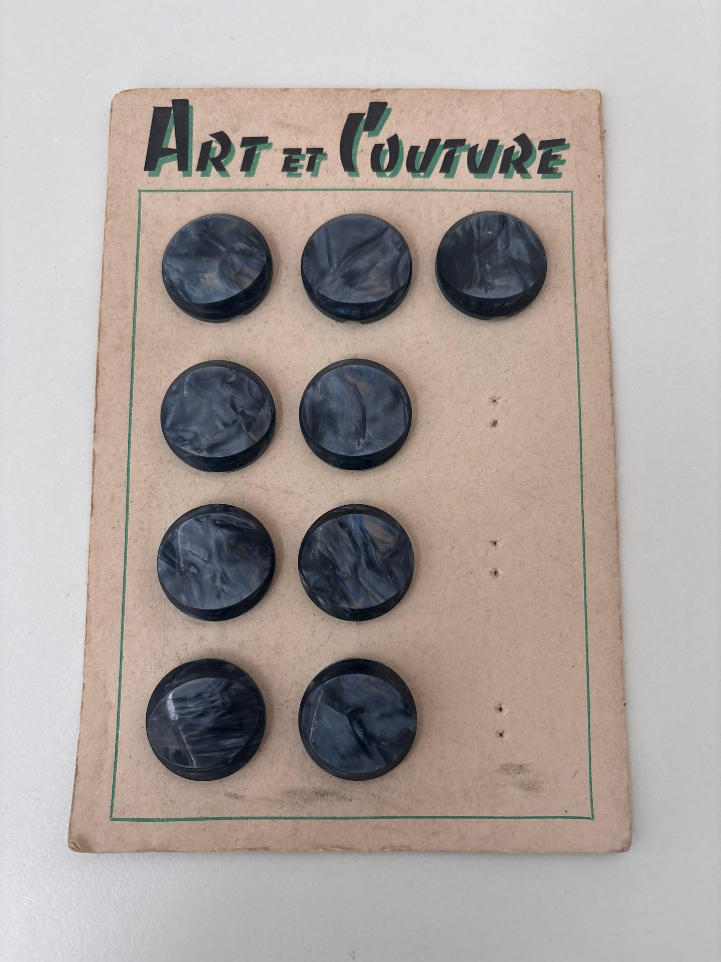Art et Couture buttons (blue - 26 mm) - AC0011