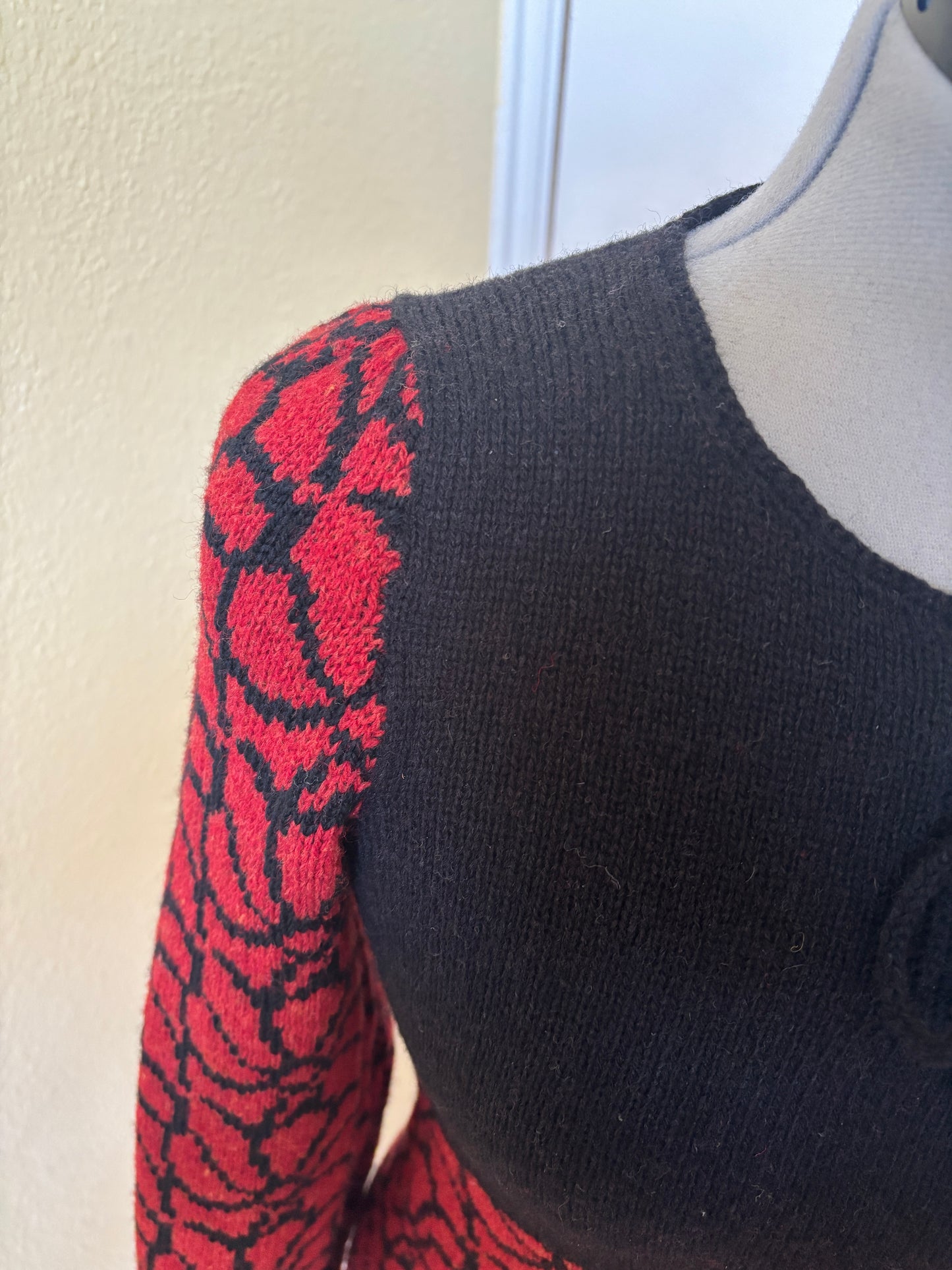 70s knitted dress (bespoke)