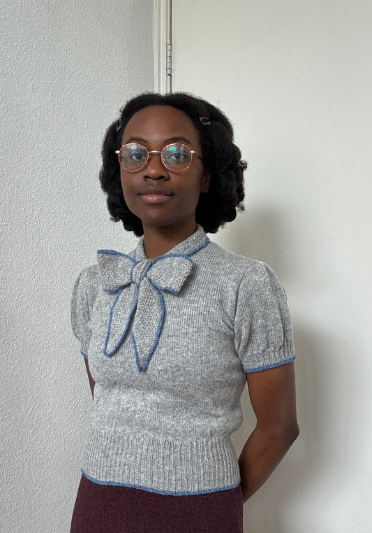 30s Bowtie Blouse (bespoke)