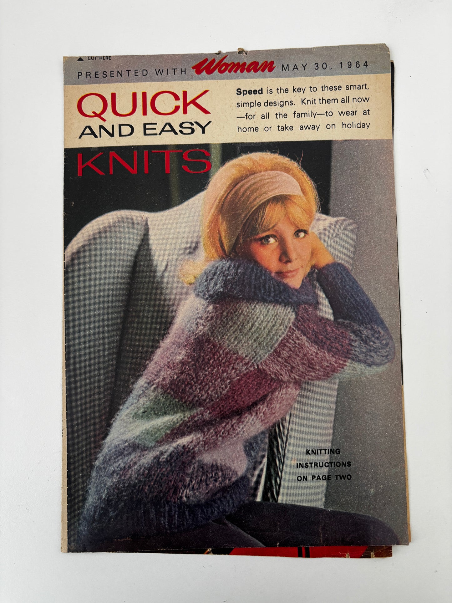 Woman Quick and Easy Knits Leaflet (Enlgish)