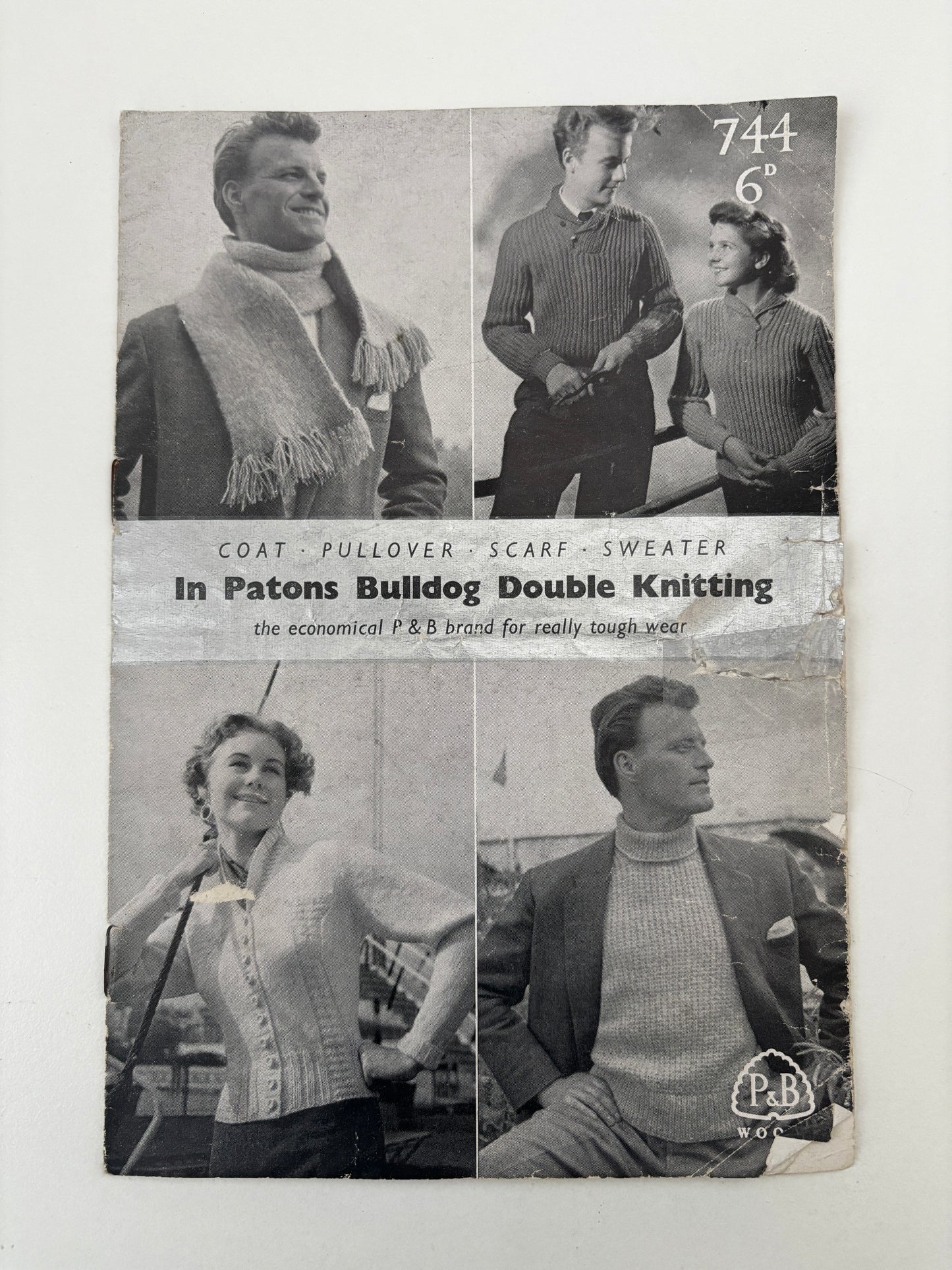 Patons and Baldwins Coat - Pullover - Scarf - Sweater (English)
