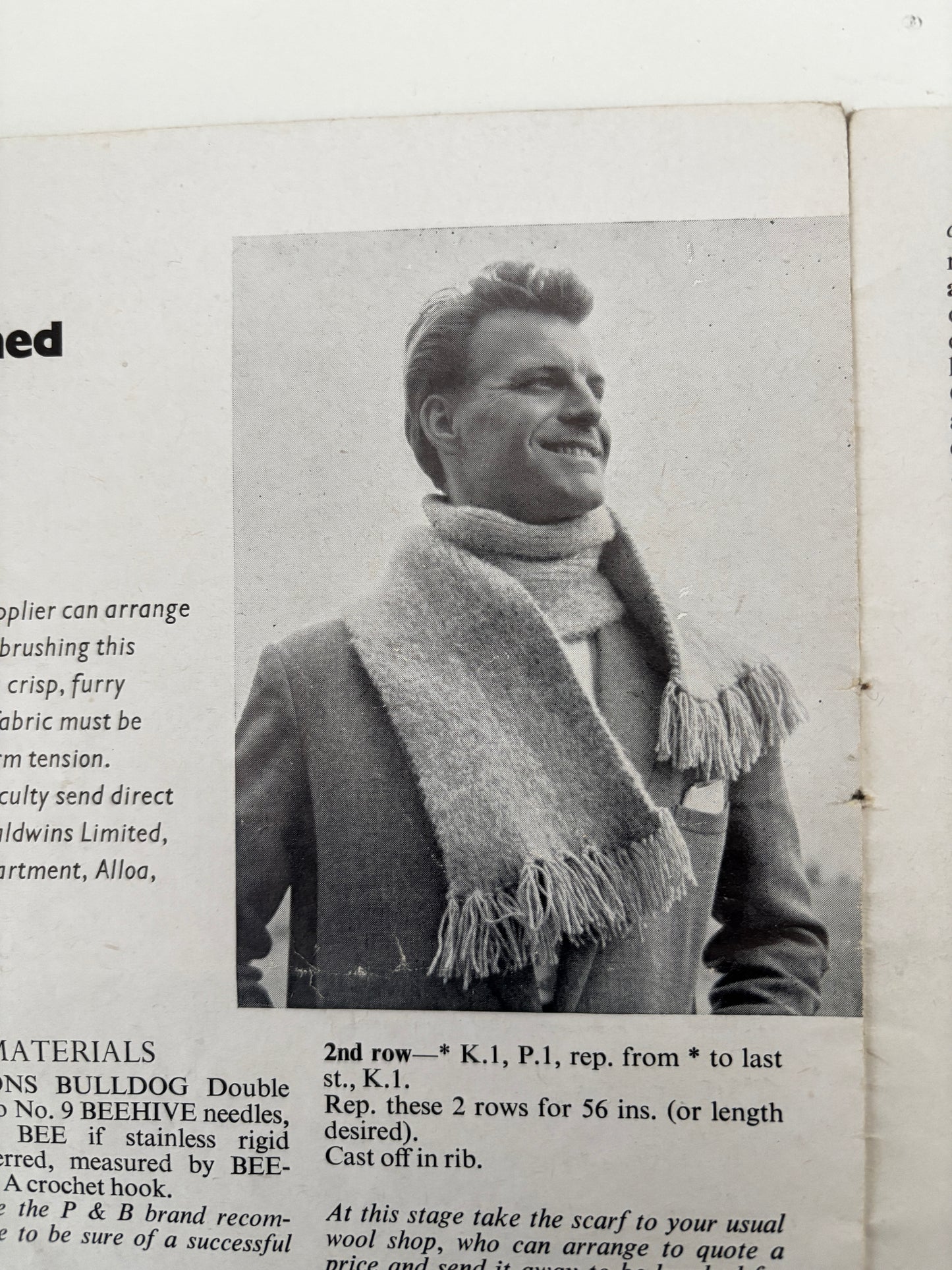 Patons and Baldwins Coat - Pullover - Scarf - Sweater (English)