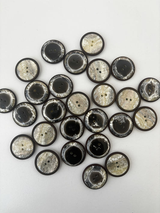 BBO buttons (pearl - 23 mm)