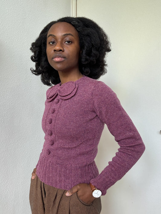 30s Double Bowtie Sweater (bespoke)
