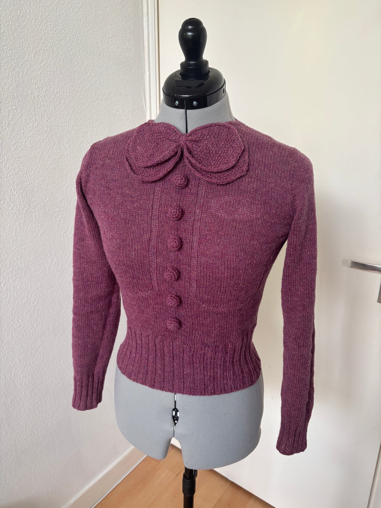 30s Double Bowtie Sweater (bespoke)