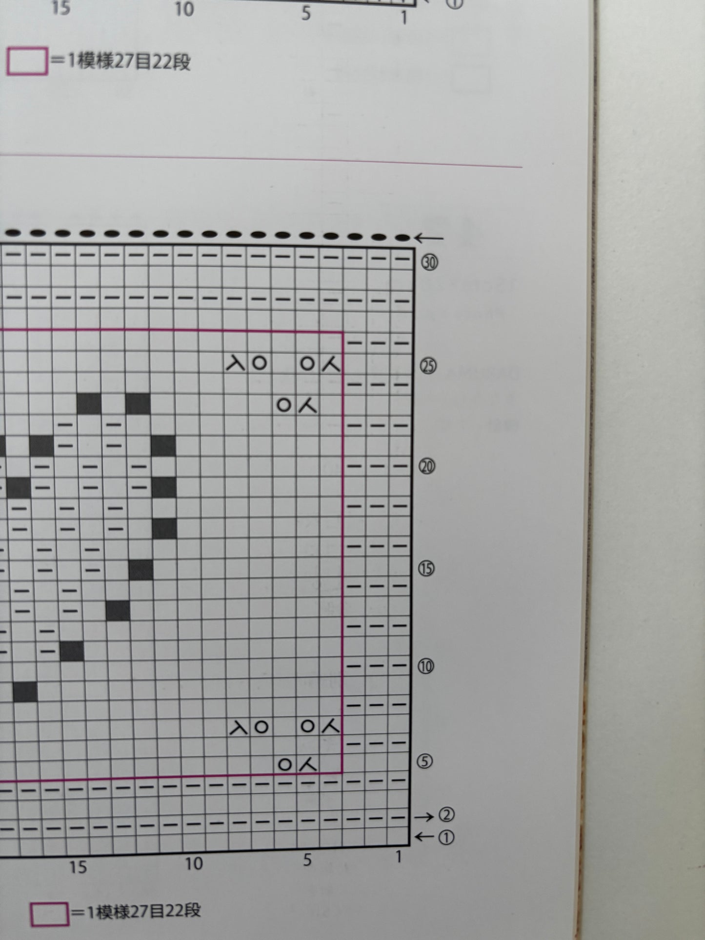 Needle Knitting Pattern (Japanese)