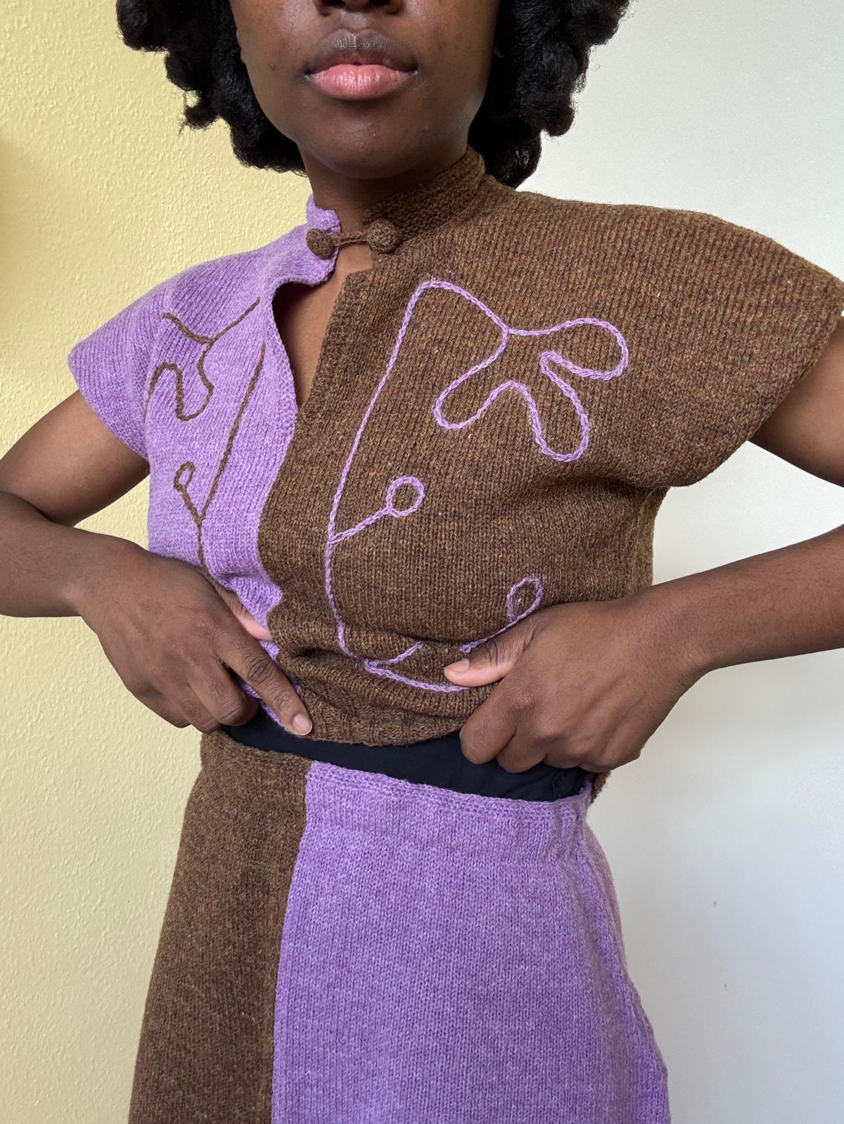 50s dolman Sleeve Co-ord (90 cm / 36” bust)